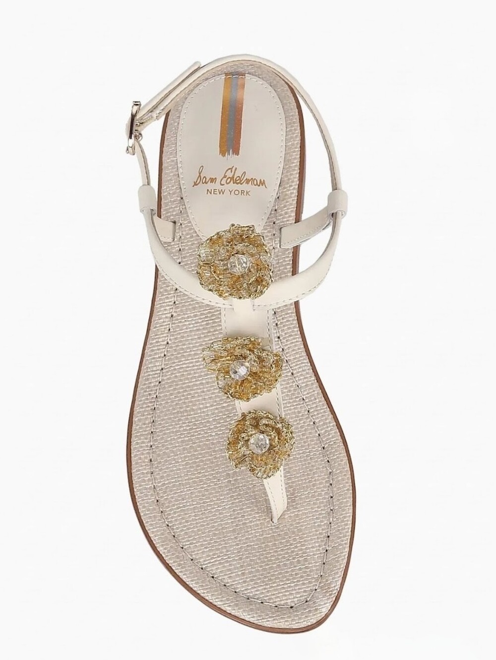 NWT! Sam Edelman Embellished Thong Sandals Size 7M